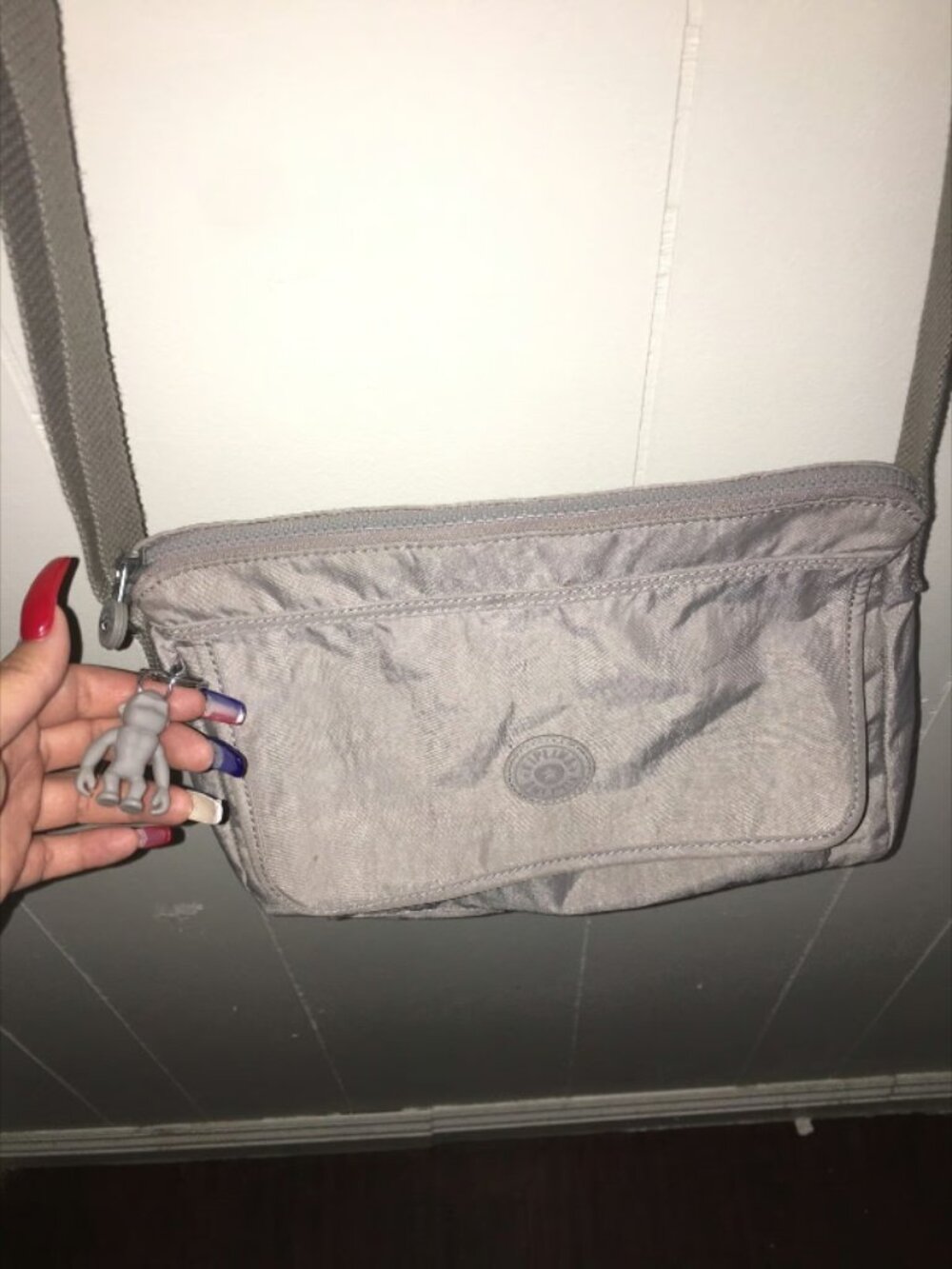 Kipling grey crossbody